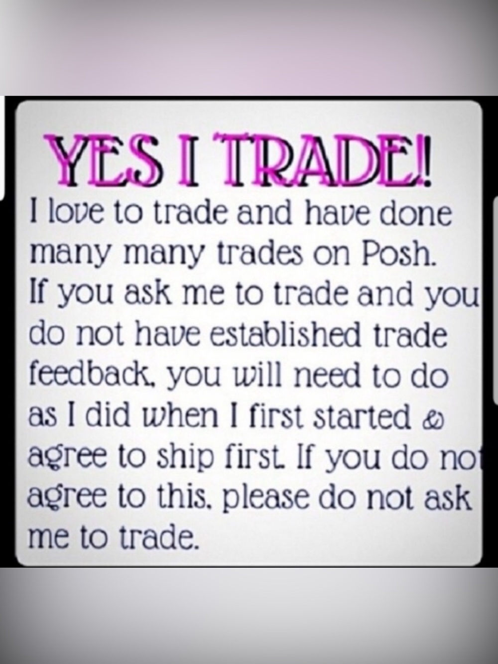 ISO HONEST Ppl to TRADE WITH 💕❤️💕❤️